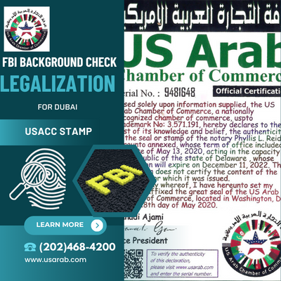 UAE FBI Background Check Legalization